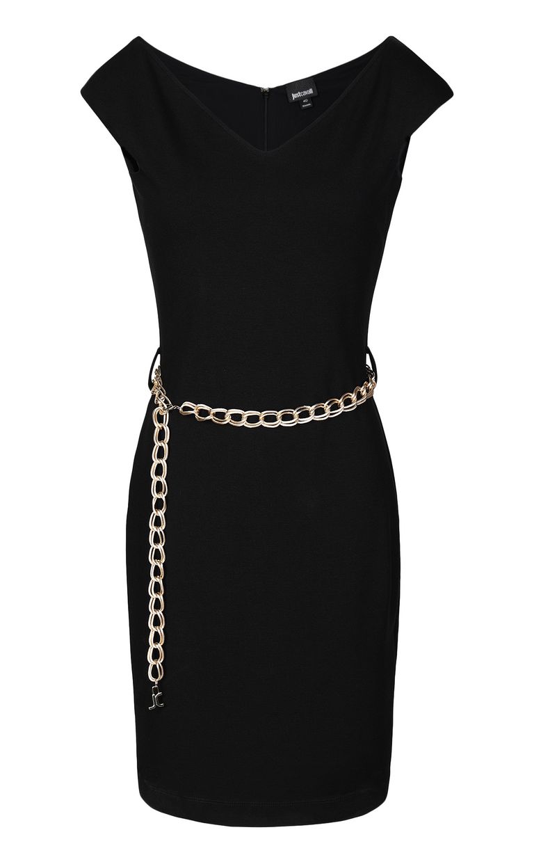 JUST CAVALLI Vestido con cadena Vestido corto Mujer f
