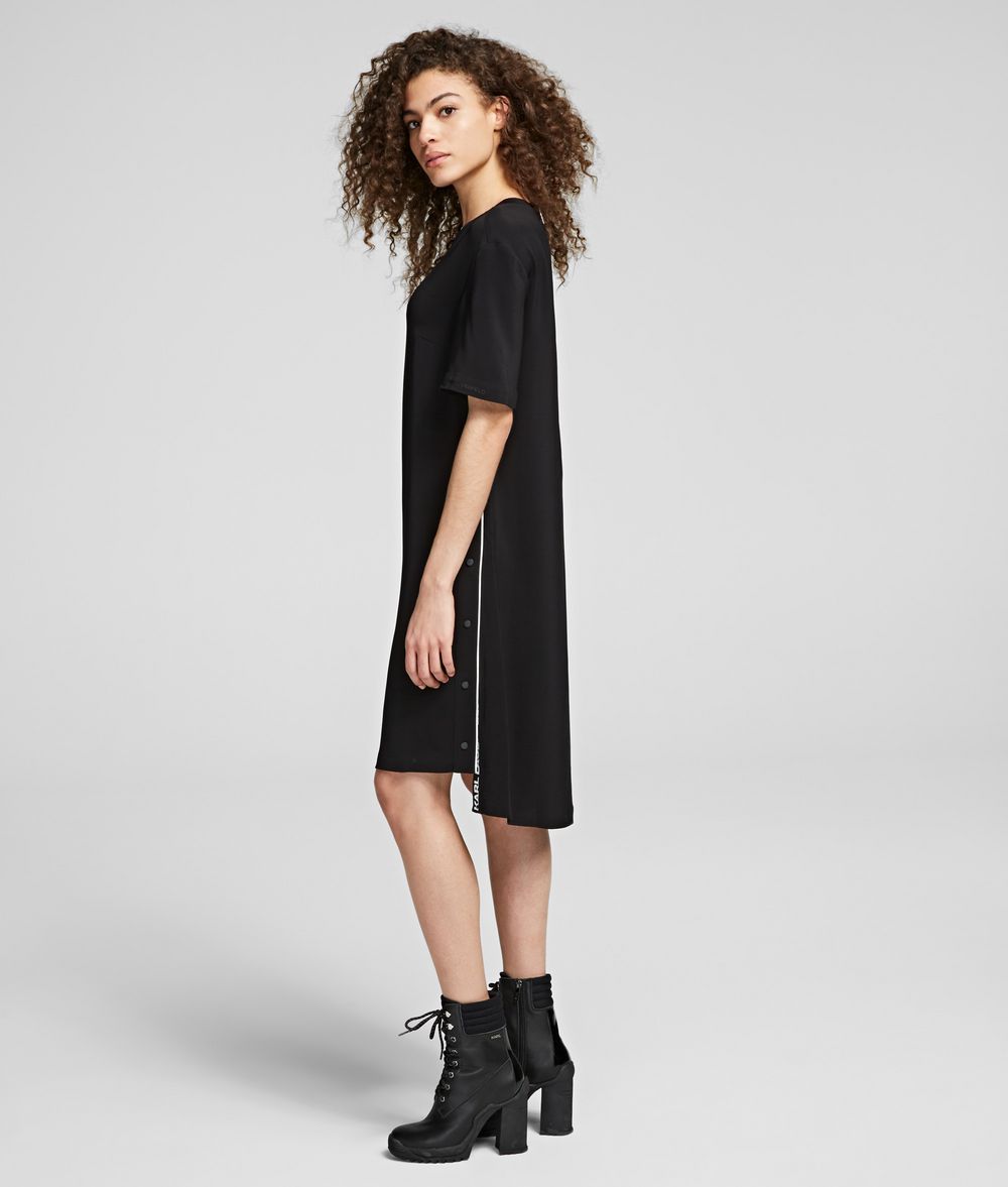 KARL LAGERFELD Snap-Side Dress Dress Woman d