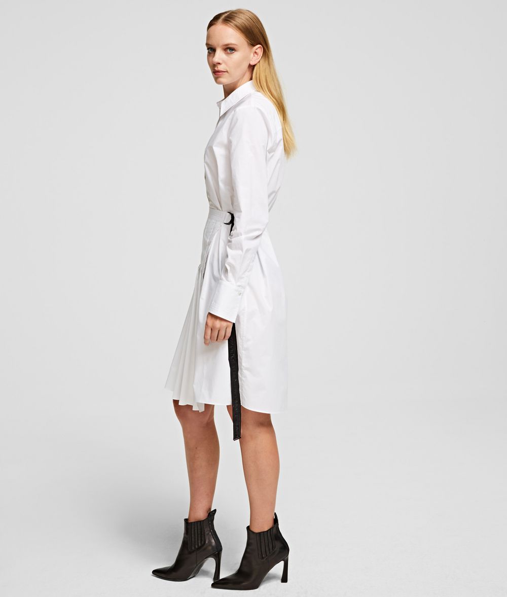 KARL LAGERFELD Poplin Shirt Dress Dress Woman d
