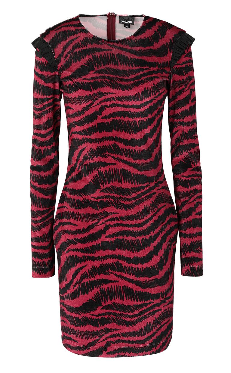JUST CAVALLI Kurzes Kleid mit Zebra-Print Kleid Damen f