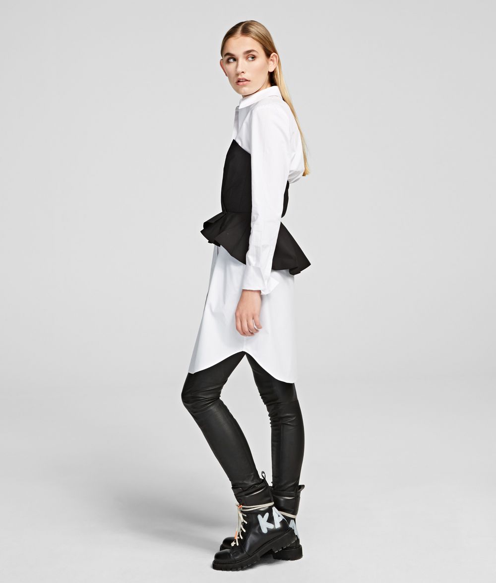 KARL LAGERFELD Poplin Shirt Dress Dress Woman d