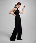 KARL LAGERFELD TWISTED NECK JUMPSUIT