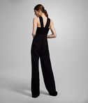 KARL LAGERFELD TWISTED NECK JUMPSUIT