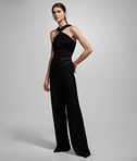 KARL LAGERFELD TWISTED NECK JUMPSUIT