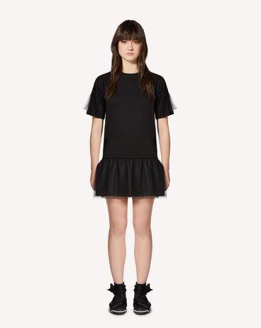 REDValentino "Love You" printed T-shirt dress