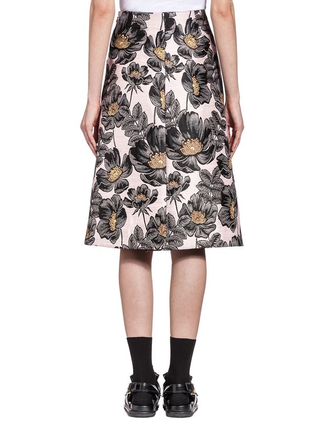 Skirt Marni Skirt in 3D matelassé floral jacquard Woman