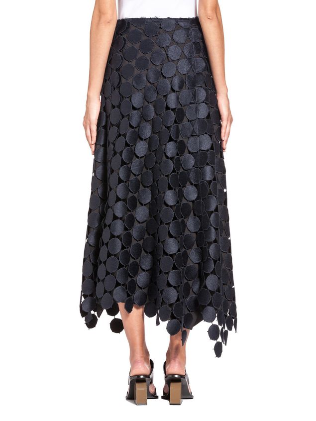 Skirt Marni Runway skirt in dot macramé Woman