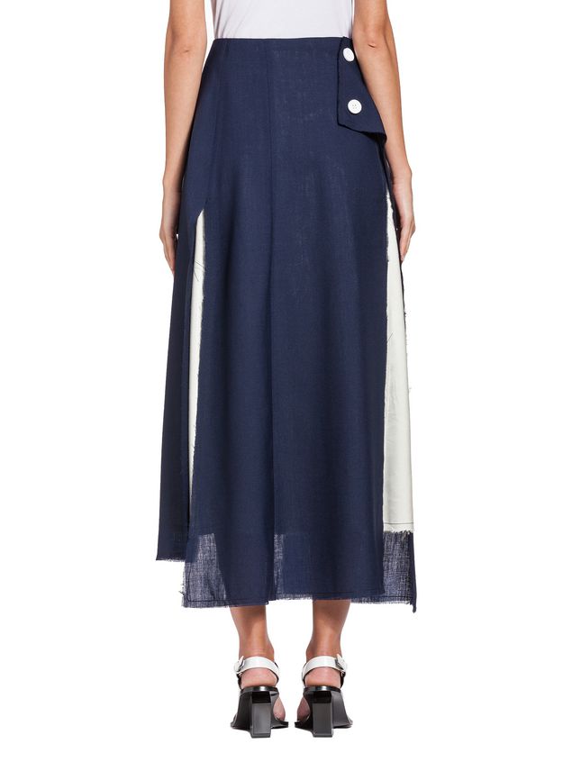 Runway Skirt In 2 Thread Tropical Wool ‎ from the Marni ‎Fall Winter ...