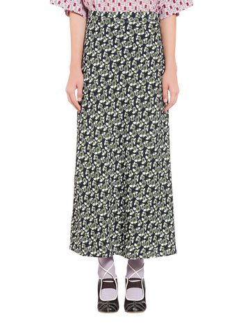Marni Viscose skirt Plumeria print Woman