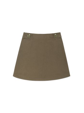 Marni SKIRT IN COTTON WITH BUTTONS DETAILS Woman