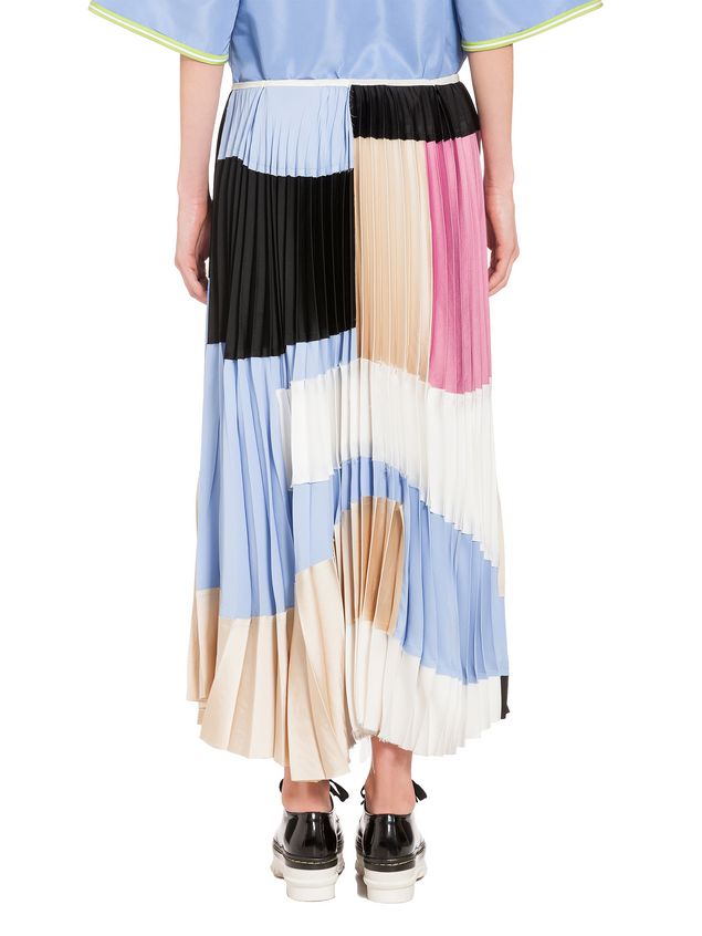 Skirt Marni Skirt in washed satin crepe Woman