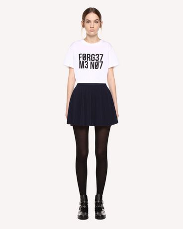 REDValentino Pleated shorts in Stretch Flannel
