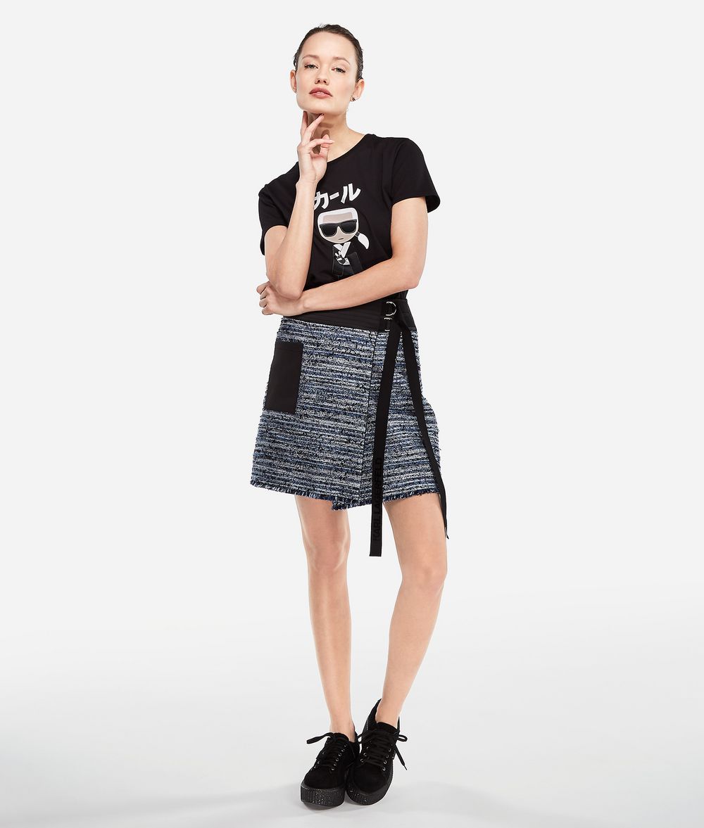 KARL LAGERFELD K/Tokyo Wickelrock Rock Damen f