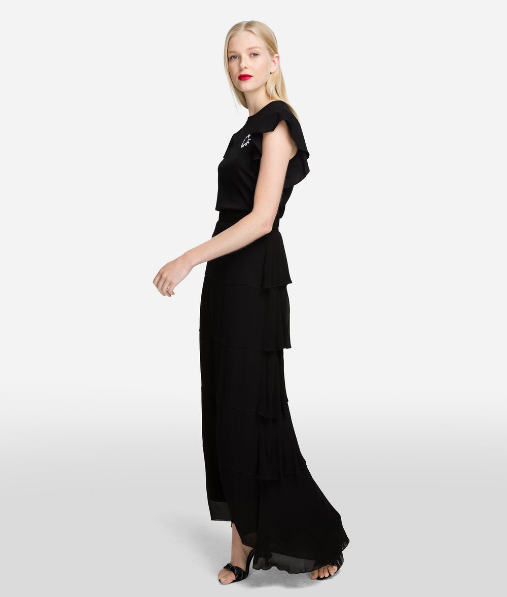 KARL LAGERFELD Layered Maxi Skirt Skirt Woman d