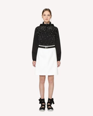 REDValentino A-line skirt in Techno peacoat