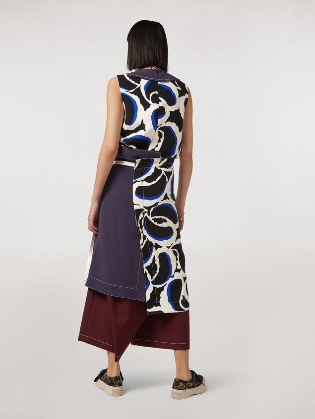 Skirt Marni Skirt in viscose cady Teardrop print Woman