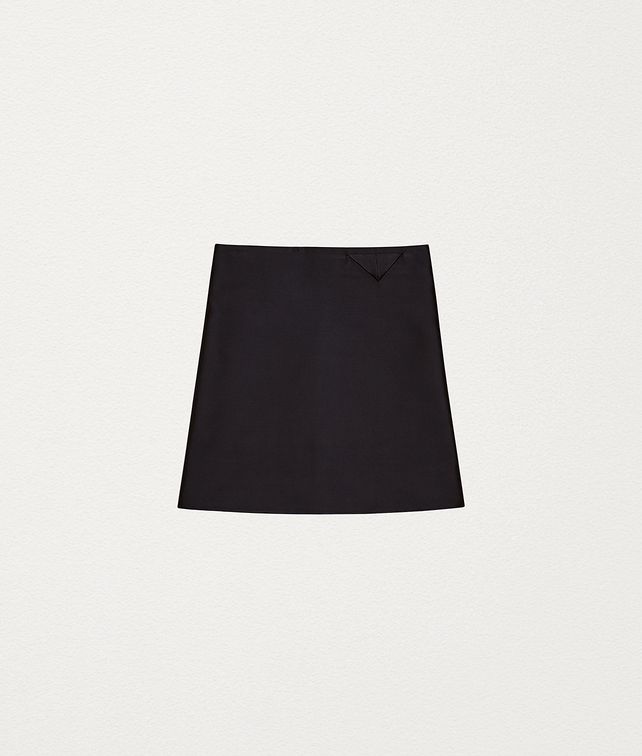BOTTEGA VENETA SKIRT IN BONDED SATIN Skirt Woman fp