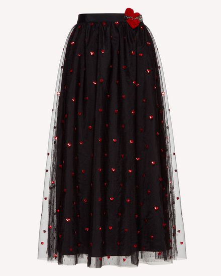 REDValentino Long and midi skirts Woman SR3RA00J4CN 0NO a
