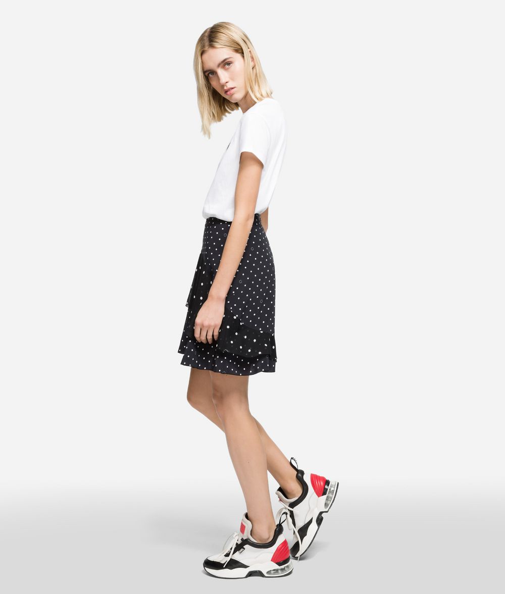 KARL LAGERFELD K/Dots Midi Skirt Skirt Woman d