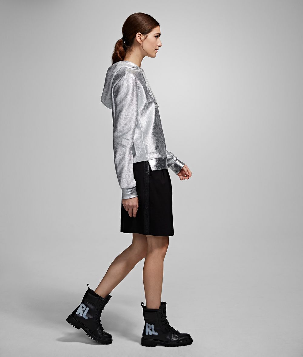 KARL LAGERFELD Logo Punto Skirt Skirt Woman d
