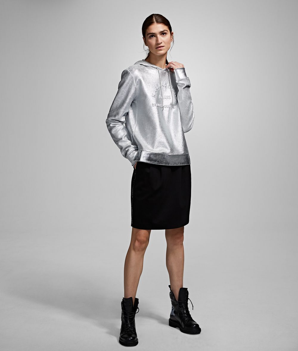 KARL LAGERFELD Logo Punto Skirt Skirt Woman f