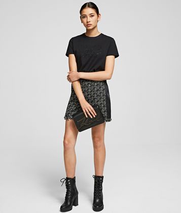 KARL LAGERFELD KARL X OLIVIA BOUCLÉ SHORTS