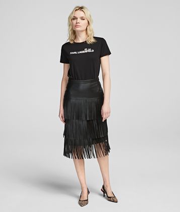 KARL LAGERFELD FRINGE SKIRT