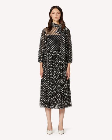 REDValentino Buttercup embroidered tulle skirt