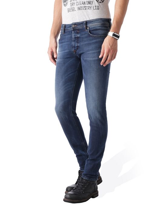 Diesel SLEENKER 0845S Skinny Dark Blue | Diesel Online Store