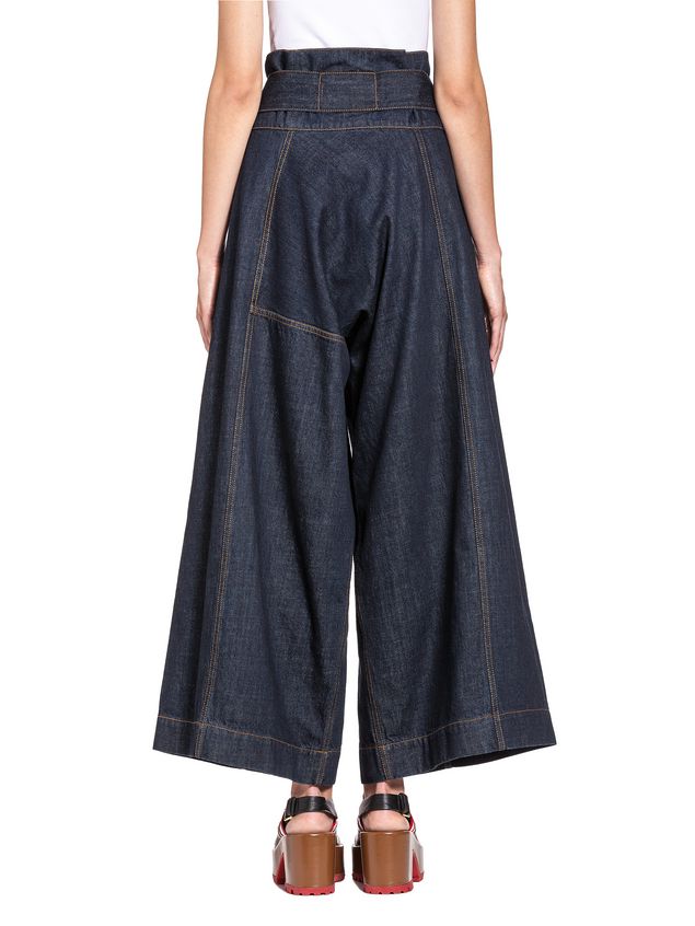 Pants Marni Wide-leg pants in medium-weight denim Woman