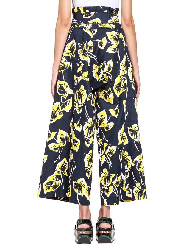 Pants Marni Pants in cotton-and-linen gabardine Woman
