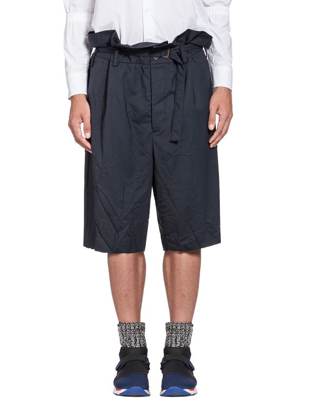 Oversize Bermuda Shorts In Tropical Wool from the Marni Fall/Winter ...