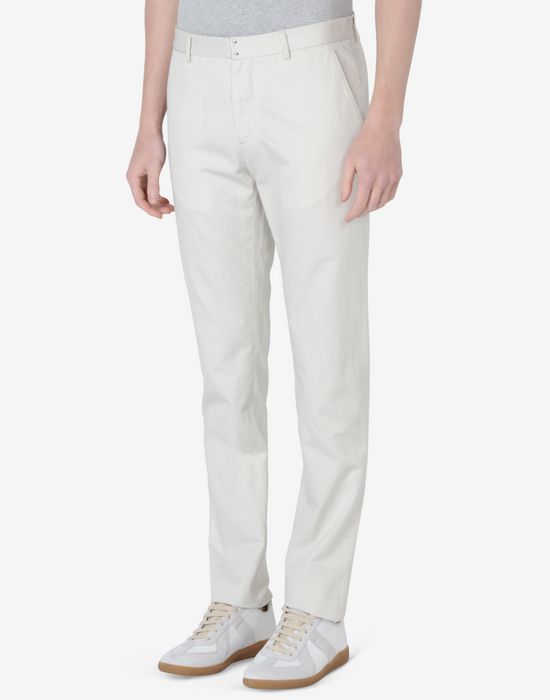 Maison Margiela Cotton Linen Twill Chinos Men