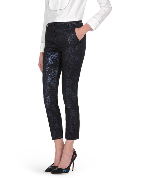 KARL LAGERFELD Glitter jacquard pant 12_f