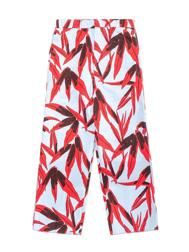 Pants In Cotton And Linen Drill Swash Print ‎ from the Marni ‎Fall ...