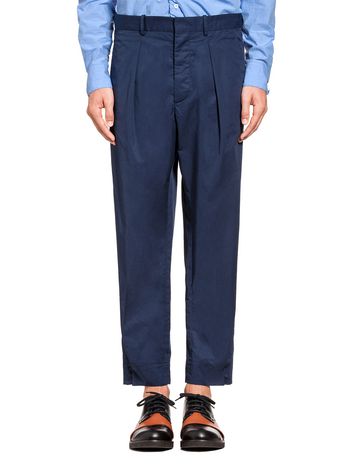 Marni Pants in cotton satin with buttons Man