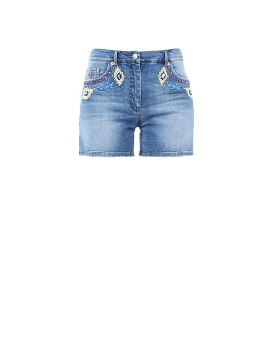 Denim shorts Woman MOSCHINO Denim shorts Woman MOSCHINO