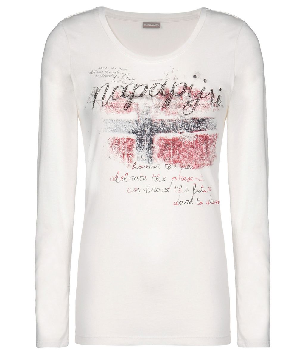 Napapijri T Shirt Maniche Lunghe SALCERELLA per Donna | Napapijri ...