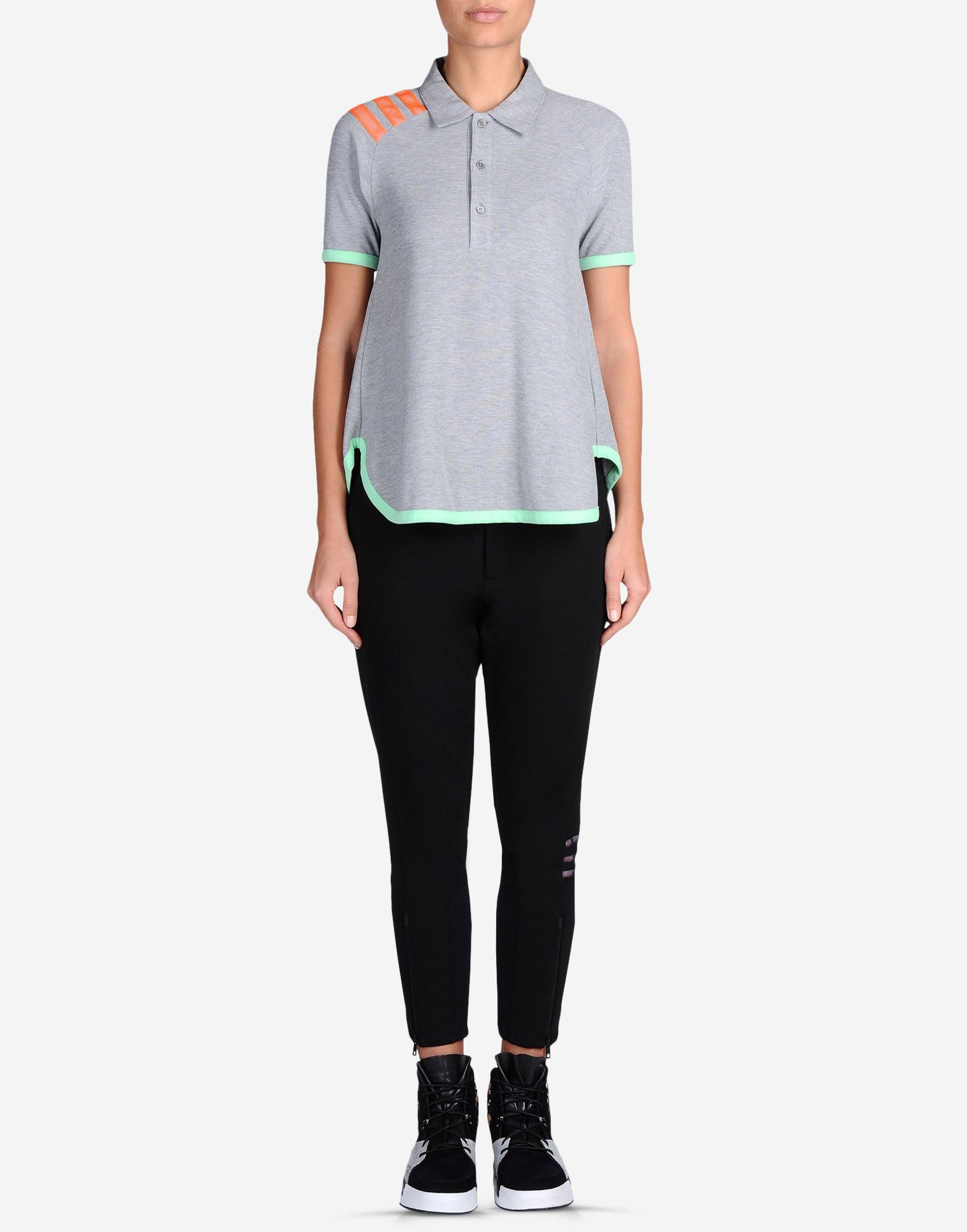 Y 3 Elegant Stripe Polo for Women | Adidas Y-3 Official Store