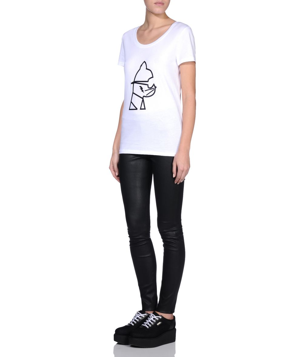 KARL LAGERFELD ROCKY CHOUPETTE TEE T-shirt Woman f
