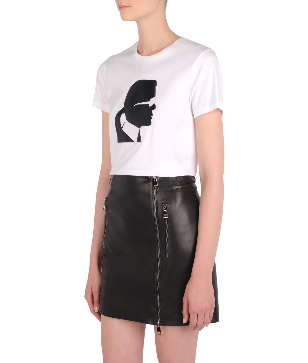 KARL LAGERFELD Ikonik Karl head tee T-shirt Woman f