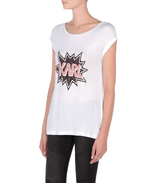 KARL LAGERFELD Embellished Karl Pop tee 12_f