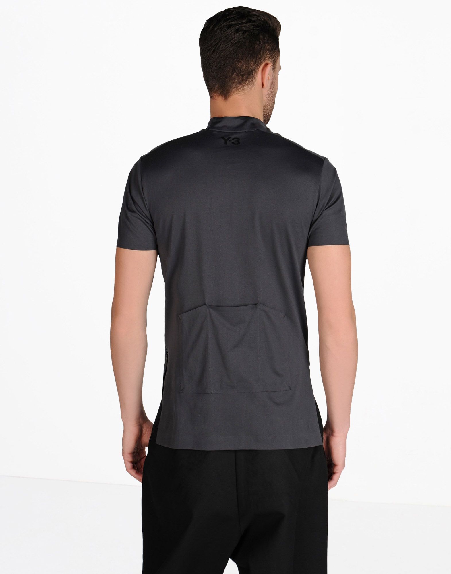 Y 3 ZIP LONG SHIRT ‎ ‎Short Sleeve t Shirts‎ ‎ ‎ | Adidas Y-3 Official Site