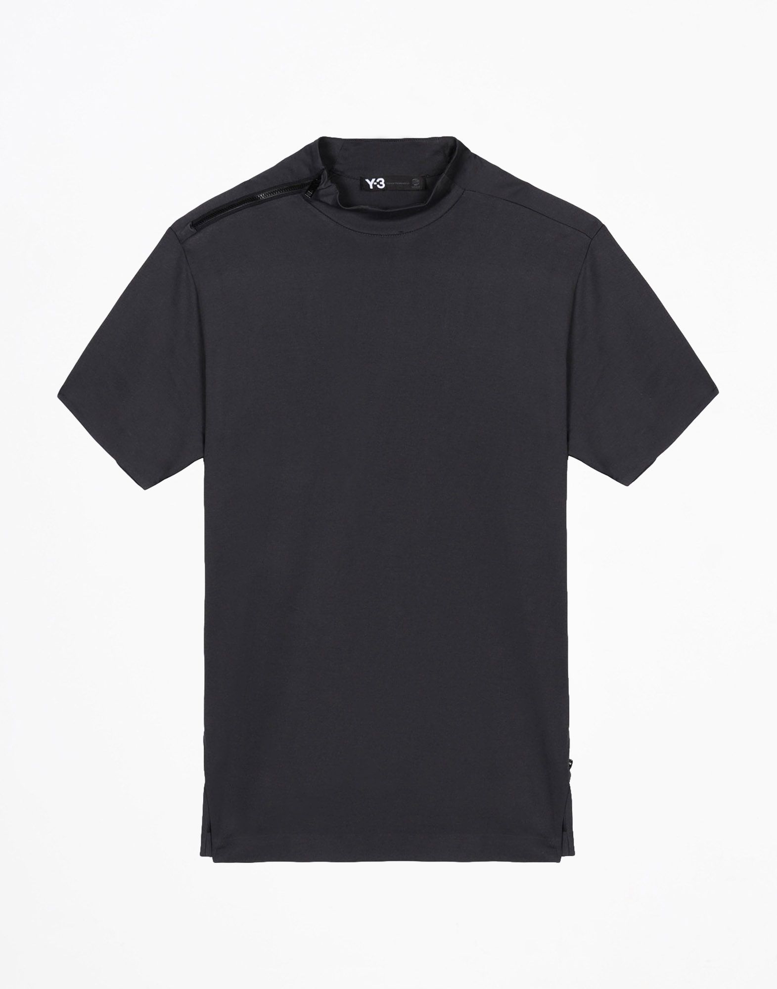 Y 3 ZIP LONG SHIRT ‎ ‎Short Sleeve t Shirts‎ ‎ ‎ | Adidas Y-3 Official Site