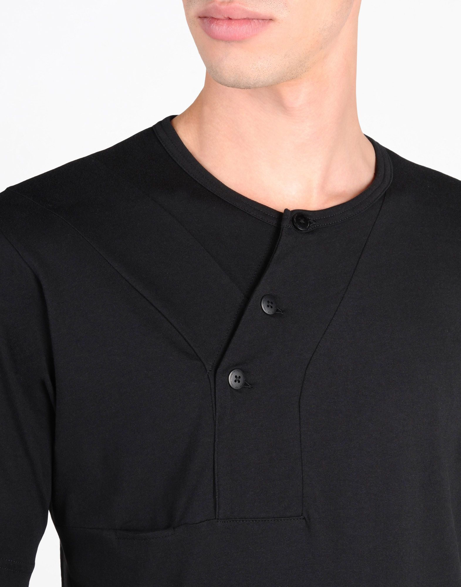 3 button tee shirt