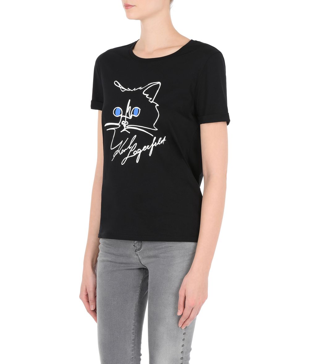 Choupette Sketch Tee Karl Lagerfeld Collections By Karl