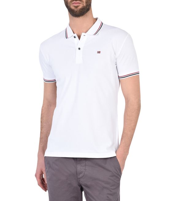 NAPAPIJRI ELDIS STRIPE Short sleeve polo Man f