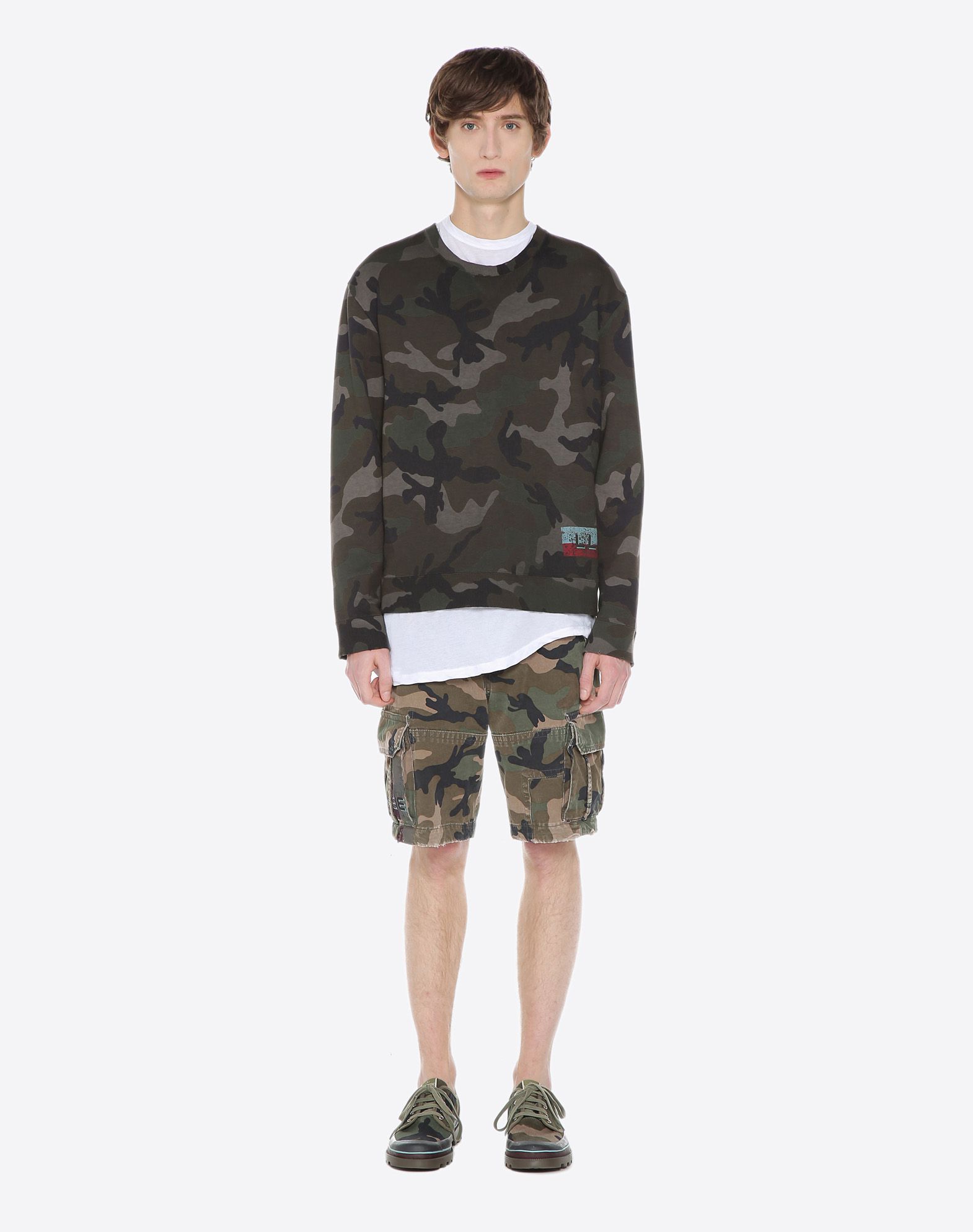 valentino uomo s id camouflage sweatshirt valentino uomo valentino valentino uomo s id camouflage sweatshirt valentino uomo valentino