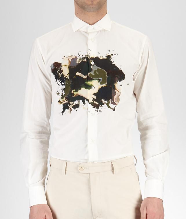 ‎Bottega Veneta® ‎ - ‎Cotton Printed Shirt