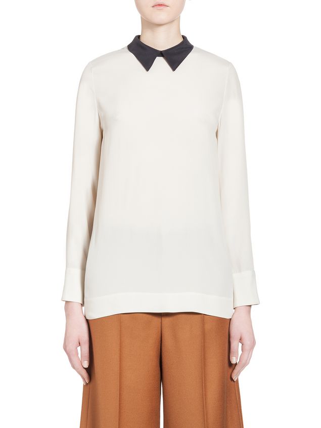 Blouse In Silk Crepe And Acetate ‎ from the Marni ‎Fall Winter 2018 ...